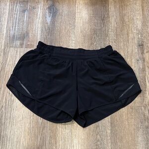 Lululemon Hotty Hot Shorts Black 4”